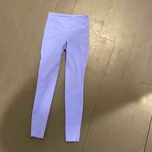 Lululemon Periwinkle Full Legging with Back and Hip Pockets Size 4